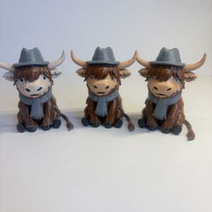 Hand painted Highland cows